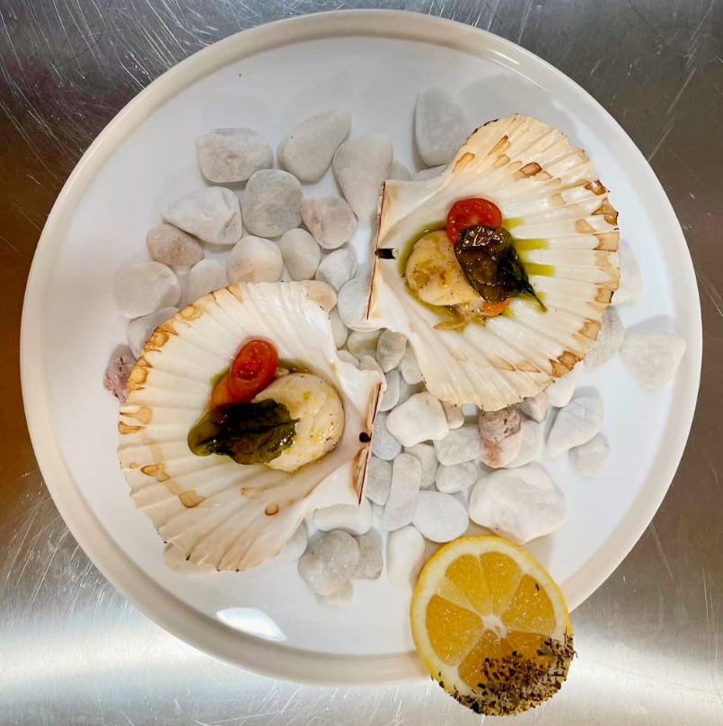Scallops shells — Armellada seafood